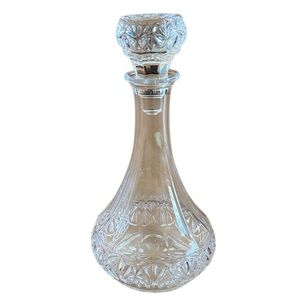 CRISTAL DE FLANDRE VINTAGE GENUINE LEAD CRYSTAL DECANTER